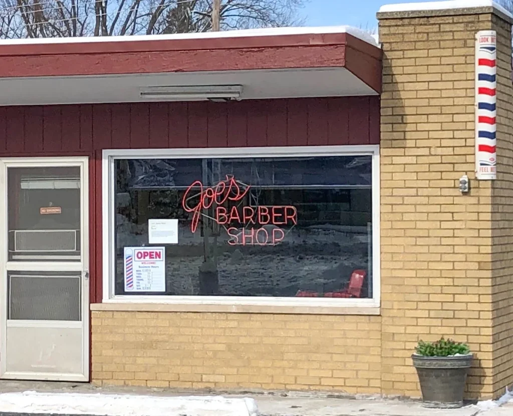 Joes Barber Shop Exterior